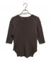 RIM.ARK (リムアーク) Round hem knit tops グレー サイズ:38：5000円