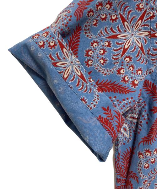 POLO RALPH LAUREN（ポロ・ラルフローレン）POLO RALPH LAUREN (ポロ・ラルフローレン) ペイズリーオープンカラーシャツ ブルー サイズ:Sの古着・服飾アイテム