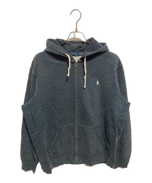 POLO RALPH LAUREN（ポロ・ラルフローレン）POLO RALPH LAUREN (ポロ・ラルフローレン) ジップパーカー グレー サイズ:XLの古着・服飾アイテム