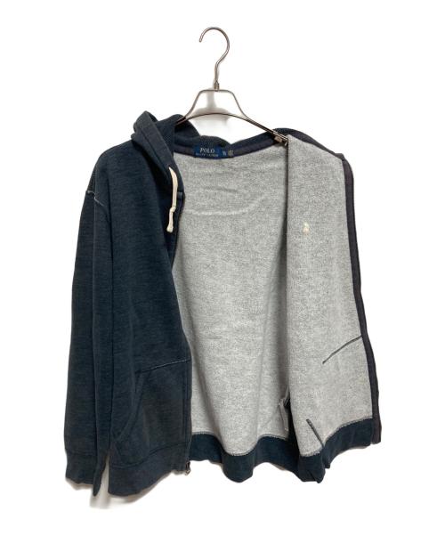 POLO RALPH LAUREN（ポロ・ラルフローレン）POLO RALPH LAUREN (ポロ・ラルフローレン) ジップパーカー グレー サイズ:XLの古着・服飾アイテム