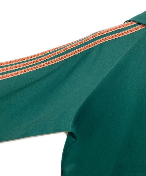 jieda（ジエダ）Jieda (ジエダ) 5 STRIPE JERSEY TOP グリーン サイズ:2の古着・服飾アイテム