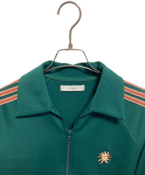 jieda（ジエダ）Jieda (ジエダ) 5 STRIPE JERSEY TOP グリーン サイズ:2の古着・服飾アイテム