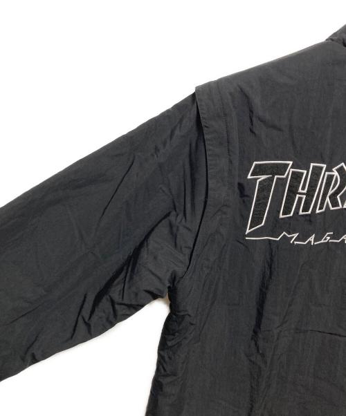 THRASHER（スラッシャー）THRASHER (スラッシャー) 4WAY リバーシブルジャケット ブラック×ホワイト サイズ:M 未使用品の古着・服飾アイテム