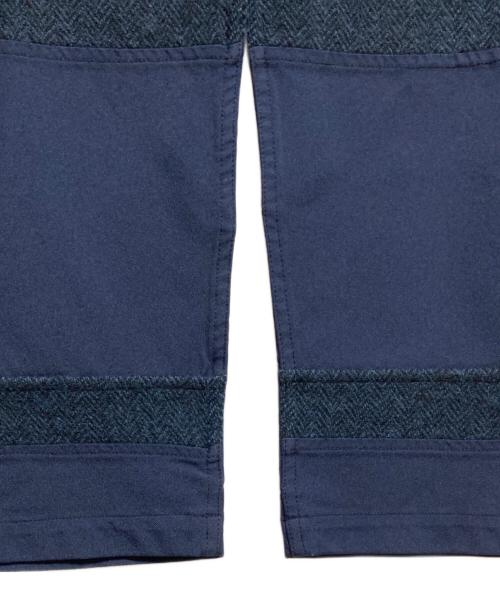 COMME des GARCONS SHIRT（コムデギャルソンシャツ）COMME des GARCONS SHIRT (コムデギャルソンシャツ) ウールパッチトラウザー ネイビー サイズ:XSの古着・服飾アイテム