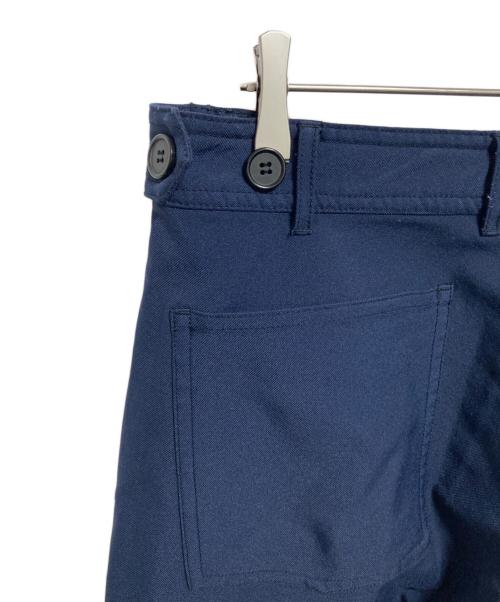 COMME des GARCONS SHIRT（コムデギャルソンシャツ）COMME des GARCONS SHIRT (コムデギャルソンシャツ) ウールパッチトラウザー ネイビー サイズ:XSの古着・服飾アイテム