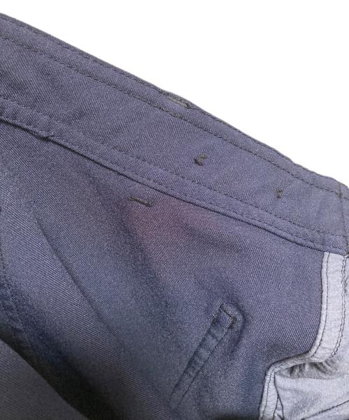 COMME des GARCONS SHIRT（コムデギャルソンシャツ）COMME des GARCONS SHIRT (コムデギャルソンシャツ) ウールパッチトラウザー ネイビー サイズ:XSの古着・服飾アイテム