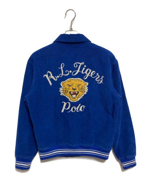 POLO RALPH LAUREN（ポロ・ラルフローレン）POLO RALPH LAUREN (ポロ・ラルフローレン) CORDUROY VARSITY INSPIRED JACKET ブルー サイズ:Sの古着・服飾アイテム