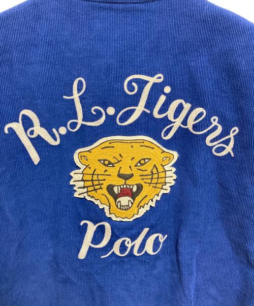 POLO RALPH LAUREN（ポロ・ラルフローレン）POLO RALPH LAUREN (ポロ・ラルフローレン) CORDUROY VARSITY INSPIRED JACKET ブルー サイズ:Sの古着・服飾アイテム