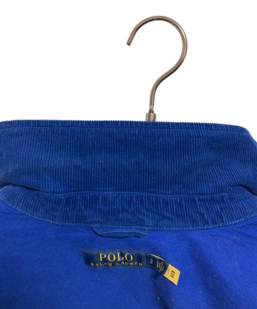 POLO RALPH LAUREN（ポロ・ラルフローレン）POLO RALPH LAUREN (ポロ・ラルフローレン) CORDUROY VARSITY INSPIRED JACKET ブルー サイズ:Sの古着・服飾アイテム