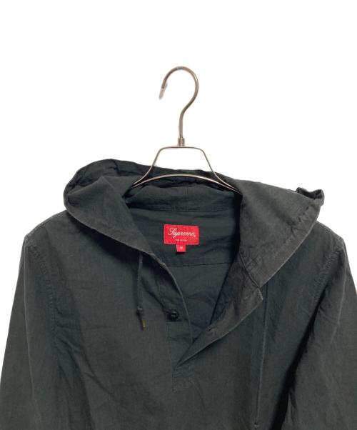 SUPREME（シュプリーム）Supreme (シュプリーム) リップストッププルオーバーシャツルオーバーシャツ ブラック サイズ:Mの古着・服飾アイテム