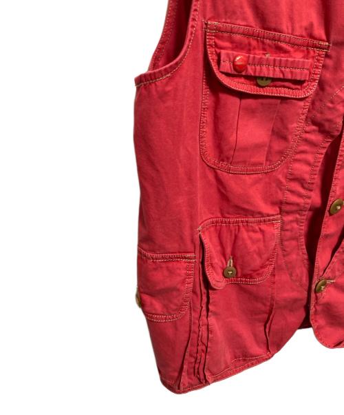 POLO COUNTRY（ポロカントリー）POLO COUNTRY (ポロカントリー) ハンティングベスト レッド サイズ:Sの古着・服飾アイテム