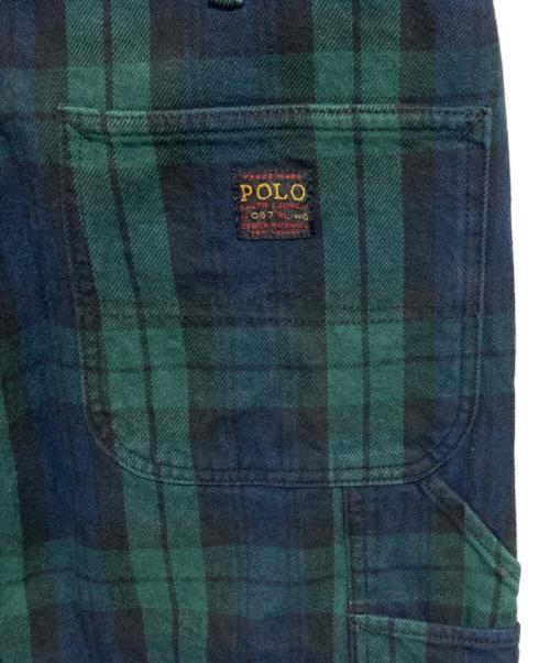 POLO RALPH LAUREN（ポロ・ラルフローレン）POLO RALPH LAUREN (ポロ・ラルフローレン) ブラックウォッチペインターパンツ グリーン サイズ:SIZE 30/30の古着・服飾アイテム