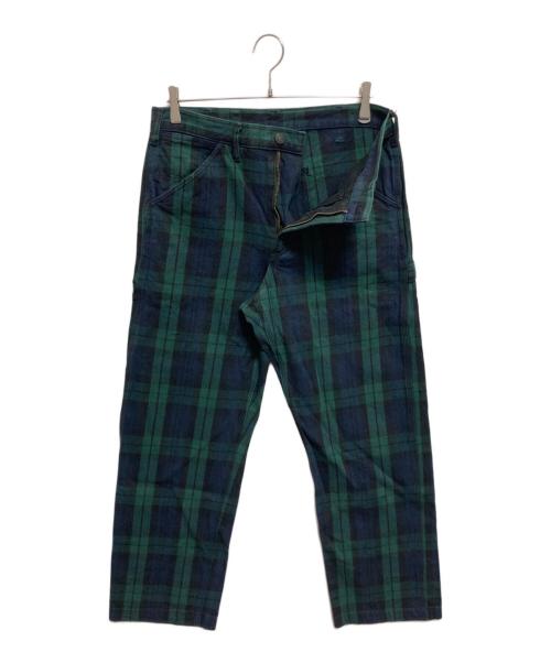 POLO RALPH LAUREN（ポロ・ラルフローレン）POLO RALPH LAUREN (ポロ・ラルフローレン) ブラックウォッチペインターパンツ グリーン サイズ:SIZE 30/30の古着・服飾アイテム