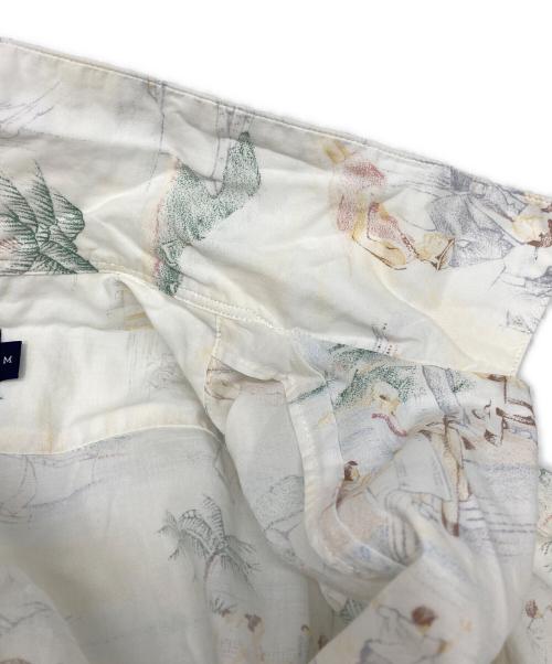 POLO RALPH LAUREN（ポロ・ラルフローレン）POLO RALPH LAUREN (ポロ・ラルフローレン) 90’ｓオープンカラーアロハシャツ ホワイト サイズ:Mの古着・服飾アイテム