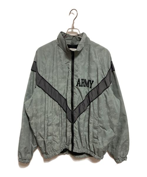 US ARMY（ユーエスアーミー）US ARMY (ユーエスアーミー) IPFU トレーニングジャケット グレー サイズ:LARGE REGULARの古着・服飾アイテム