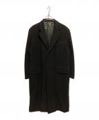 ARMANI COLLEZIONIアルマーニ コレツィオーニ）の古着「ウールチェスターロングコート」｜ブラック
