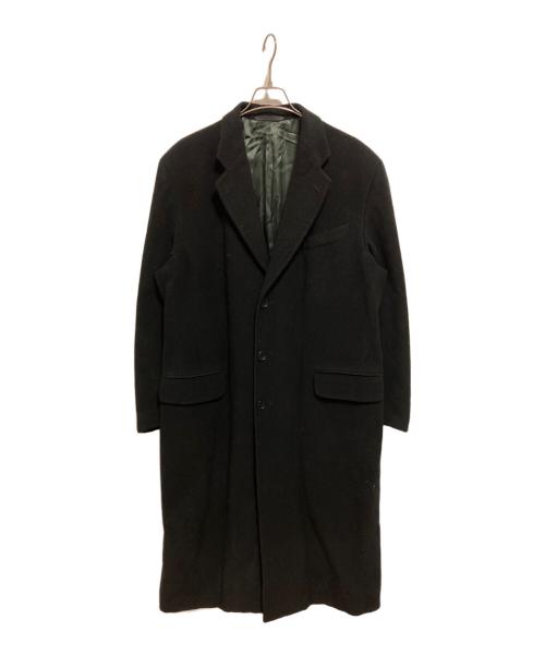 ARMANI COLLEZIONI（アルマーニ コレツィオーニ）ARMANI COLLEZIONI (アルマーニ コレツィオーニ) ウールチェスターロングコート ブラック サイズ:50/Rの古着・服飾アイテム
