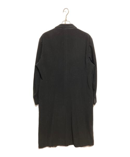 ARMANI COLLEZIONI（アルマーニ コレツィオーニ）ARMANI COLLEZIONI (アルマーニ コレツィオーニ) ウールチェスターロングコート ブラック サイズ:50/Rの古着・服飾アイテム