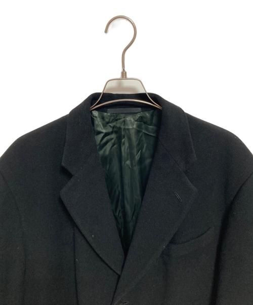 ARMANI COLLEZIONI（アルマーニ コレツィオーニ）ARMANI COLLEZIONI (アルマーニ コレツィオーニ) ウールチェスターロングコート ブラック サイズ:50/Rの古着・服飾アイテム