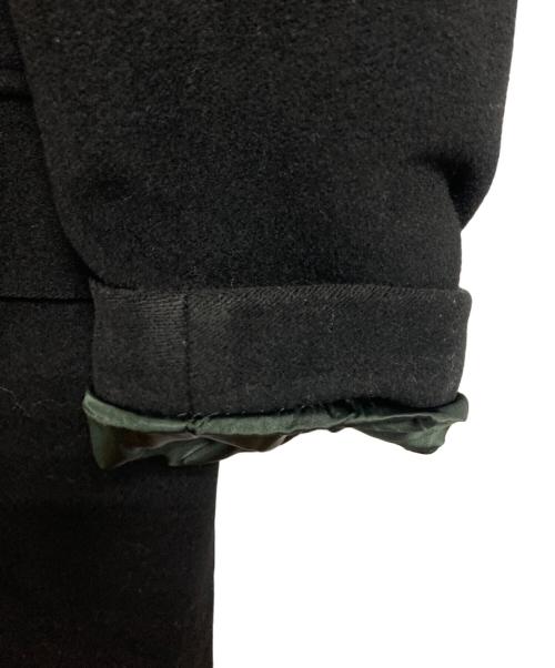 ARMANI COLLEZIONI（アルマーニ コレツィオーニ）ARMANI COLLEZIONI (アルマーニ コレツィオーニ) ウールチェスターロングコート ブラック サイズ:50/Rの古着・服飾アイテム