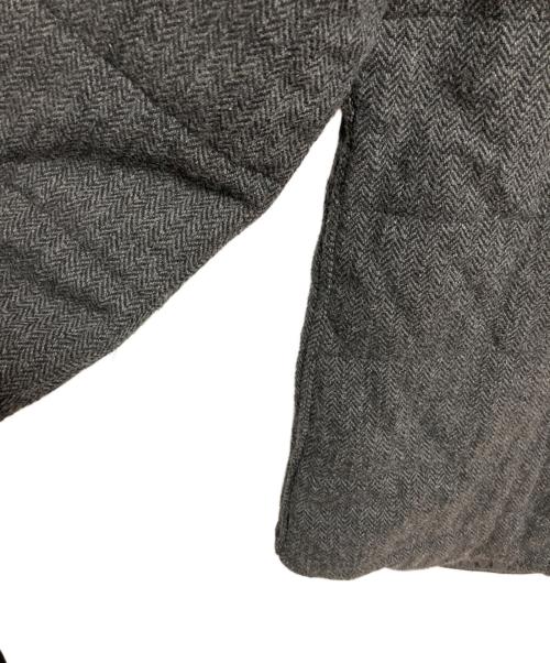 RRL（ダブルアールエル）RRL (ダブルアールエル) ヘリンボーン中綿シャツジャケット グレー サイズ:Mの古着・服飾アイテム