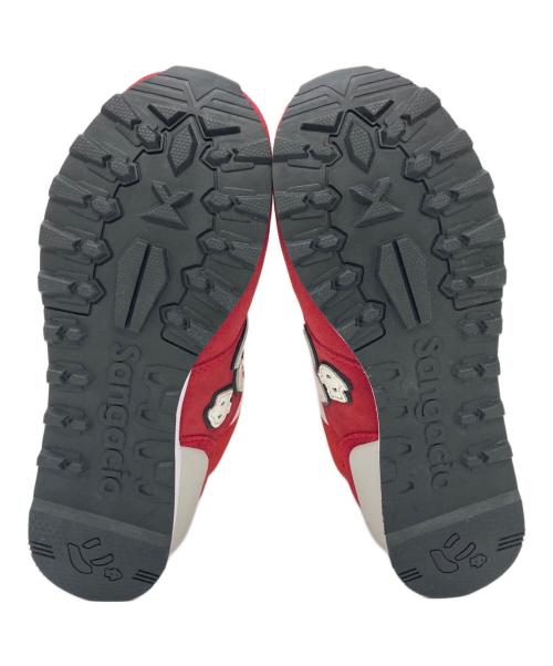 Sangacio（サンガッチョ）sangacio (サンガッチョ) にゅローカットスニーカー レッド サイズ:SIZE 22cmの古着・服飾アイテム