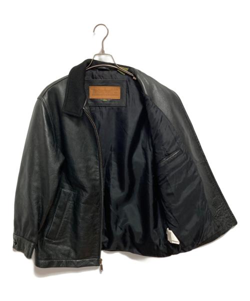 Timberland（ティンバーランド）Timberland (ティンバーランド) 90’ｓレザージャケット ブラック サイズ:Sの古着・服飾アイテム