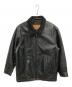 Timberland（ティンバーランド）の古着「90’ｓレザージャケット」｜ブラック