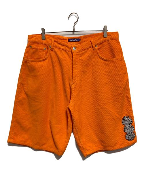 FUCKING AWESOME（ファッキンオーサム）Fucking Awesome (ファッキンオーサム) コーデュロイハーフパンツ オレンジ サイズ:36の古着・服飾アイテム