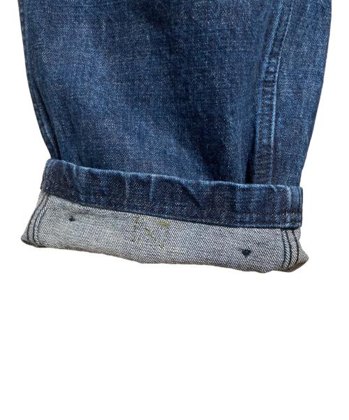 Maden Workwear（メイデンワークウェアー）Maden Workwear (メイデンワークウェアー) 海軍ミリタリーオーバーオールサロペットデニムパンツ インディゴ サイズ:XLの古着・服飾アイテム