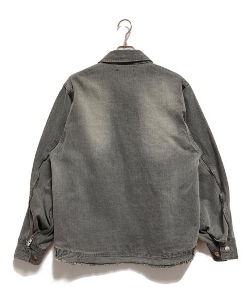 GRANCY（グランシー）grancy (グランシー) ZipDesign DenimShirt Jacket グレー サイズ:Lの古着・服飾アイテム