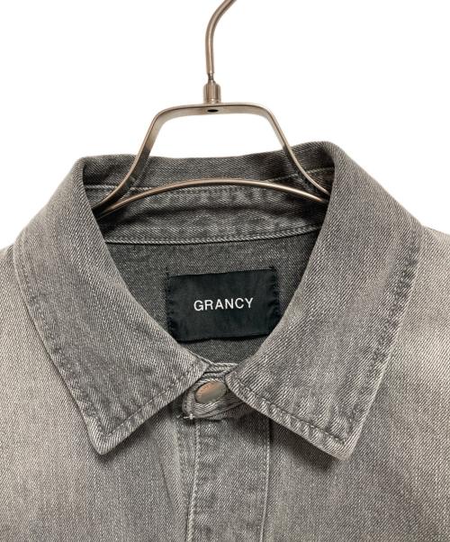 GRANCY（グランシー）grancy (グランシー) ZipDesign DenimShirt Jacket グレー サイズ:Lの古着・服飾アイテム