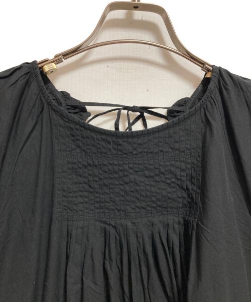 ne quittez pas（ヌキテパ）ne quittez pas (ヌキテパ) Fine Lawn Pintuck Dress ワンピース ブラック サイズ:-の古着・服飾アイテム