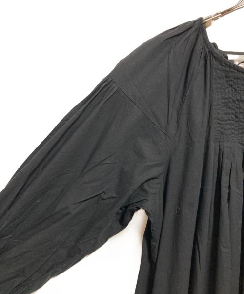 ne quittez pas（ヌキテパ）ne quittez pas (ヌキテパ) Fine Lawn Pintuck Dress ワンピース ブラック サイズ:-の古着・服飾アイテム