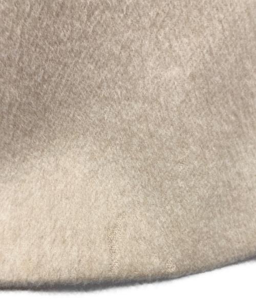 ebure（エブール）ebure (エブール) Ron Herman (ロンハーマン) スーパー100sビーバーメルトンPコート ベージュ サイズ:36の古着・服飾アイテム