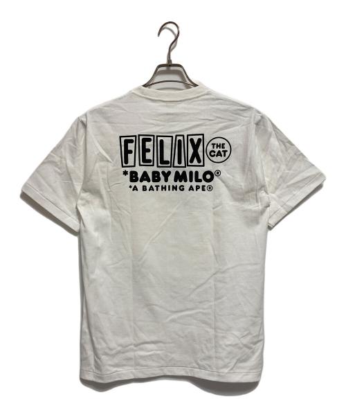 A BATHING APE（アベイシングエイプ）A BATHING APE (アベイシングエイプ) Felix the Cat プリントTシャツ ホワイト サイズ:M 未使用品の古着・服飾アイテム