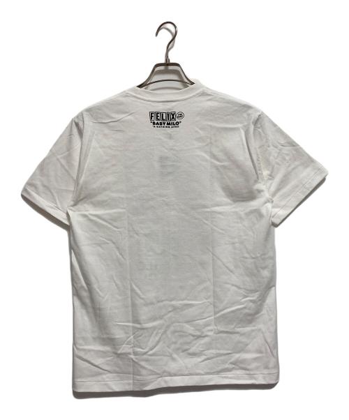 A BATHING APE（アベイシングエイプ）A BATHING APE (アベイシングエイプ) Felix the Cat プリントTシャツ ホワイト サイズ:M 未使用品の古着・服飾アイテム