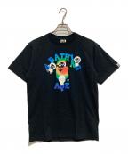 A BATHING APEアベイシングエイプ）の古着「プリントTシャツ」｜ブラック