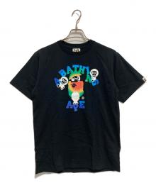 A BATHING APE（アベイシングエイプ）の古着「プリントTシャツ」｜ブラック