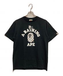 A BATHING APE（アベイシングエイプ）の古着「Felix the Cat プリントTシャツ」｜ブラック