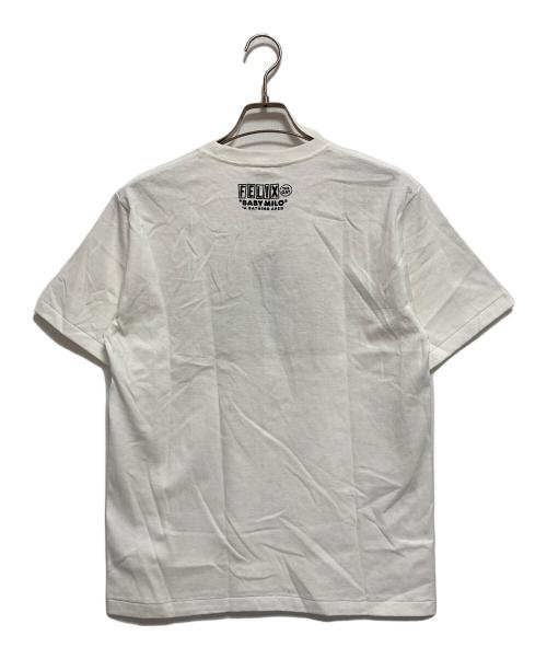 A BATHING APE（アベイシングエイプ）A BATHING APE (アベイシングエイプ) Felix the Cat プリントTシャツ ホワイト サイズ:M 未使用品の古着・服飾アイテム