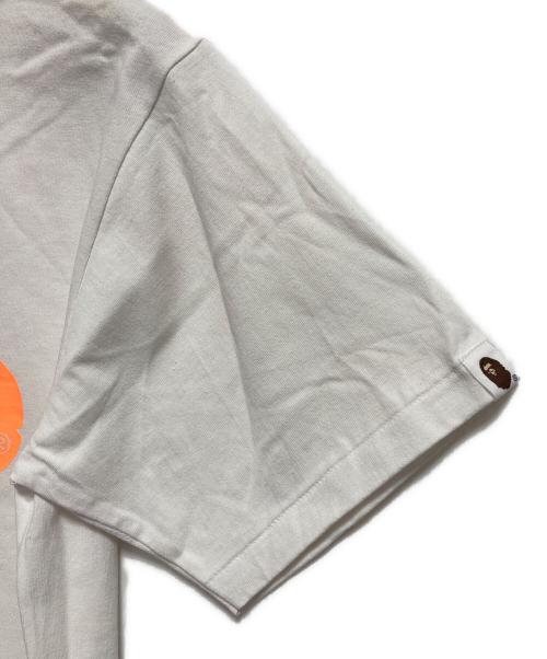 A BATHING APE（アベイシングエイプ）A BATHING APE (アベイシングエイプ) ベイビーマイロプリントTシャツ ホワイト サイズ:Mの古着・服飾アイテム