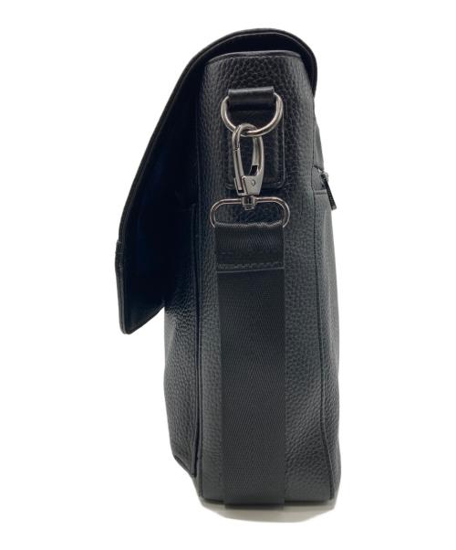 COLE HAAN（コールハーン）COLE HAAN (コールハーン) レザーメッセンジャーバッグ ブラックの古着・服飾アイテム