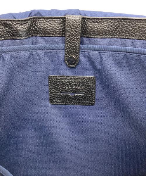 COLE HAAN（コールハーン）COLE HAAN (コールハーン) レザーメッセンジャーバッグ ブラックの古着・服飾アイテム