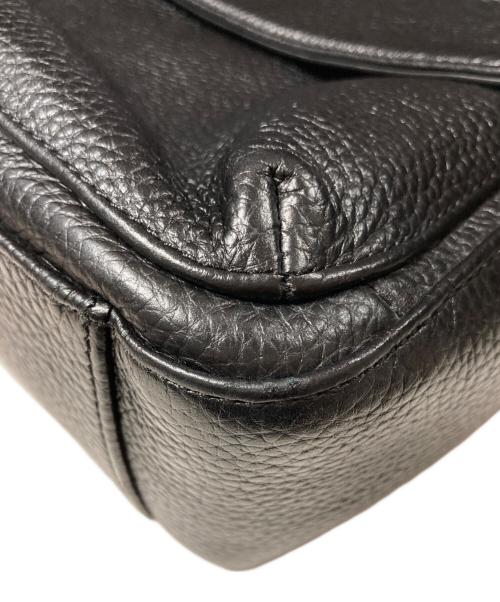 COLE HAAN（コールハーン）COLE HAAN (コールハーン) レザーメッセンジャーバッグ ブラックの古着・服飾アイテム