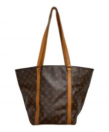 LOUIS VUITTON（ルイ ヴィトン）の古着「サックショッピング ショルダートートバッグ」｜ブラウン