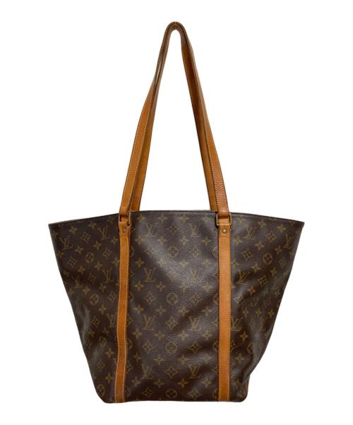 LOUIS VUITTON（ルイ ヴィトン）LOUIS VUITTON (ルイ ヴィトン) サックショッピング ショルダートートバッグ ブラウンの古着・服飾アイテム