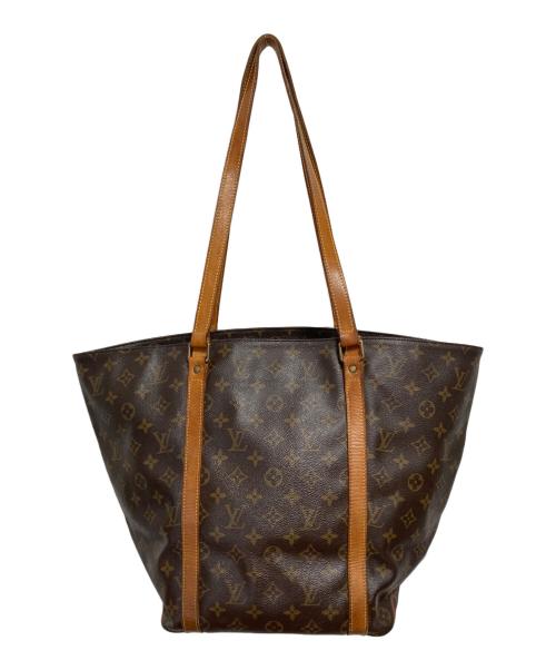 LOUIS VUITTON（ルイ ヴィトン）LOUIS VUITTON (ルイ ヴィトン) サックショッピング ショルダートートバッグ ブラウンの古着・服飾アイテム