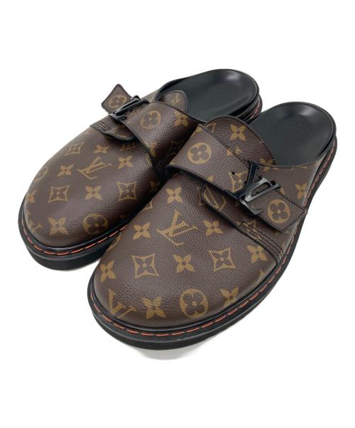LOUIS VUITTON（ルイ ヴィトン）LOUIS VUITTON (ルイ ヴィトン) LV Easy Line Mule 9 ブラウン サイズ:SIZE 9の古着・服飾アイテム