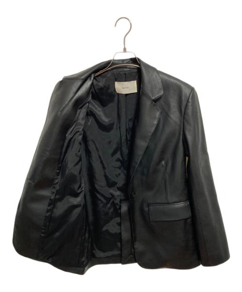 TODAYFUL（トゥデイフル）TODAYFUL (トゥデイフル) Ecoleather Tailored Jacket ブラック サイズ:36の古着・服飾アイテム